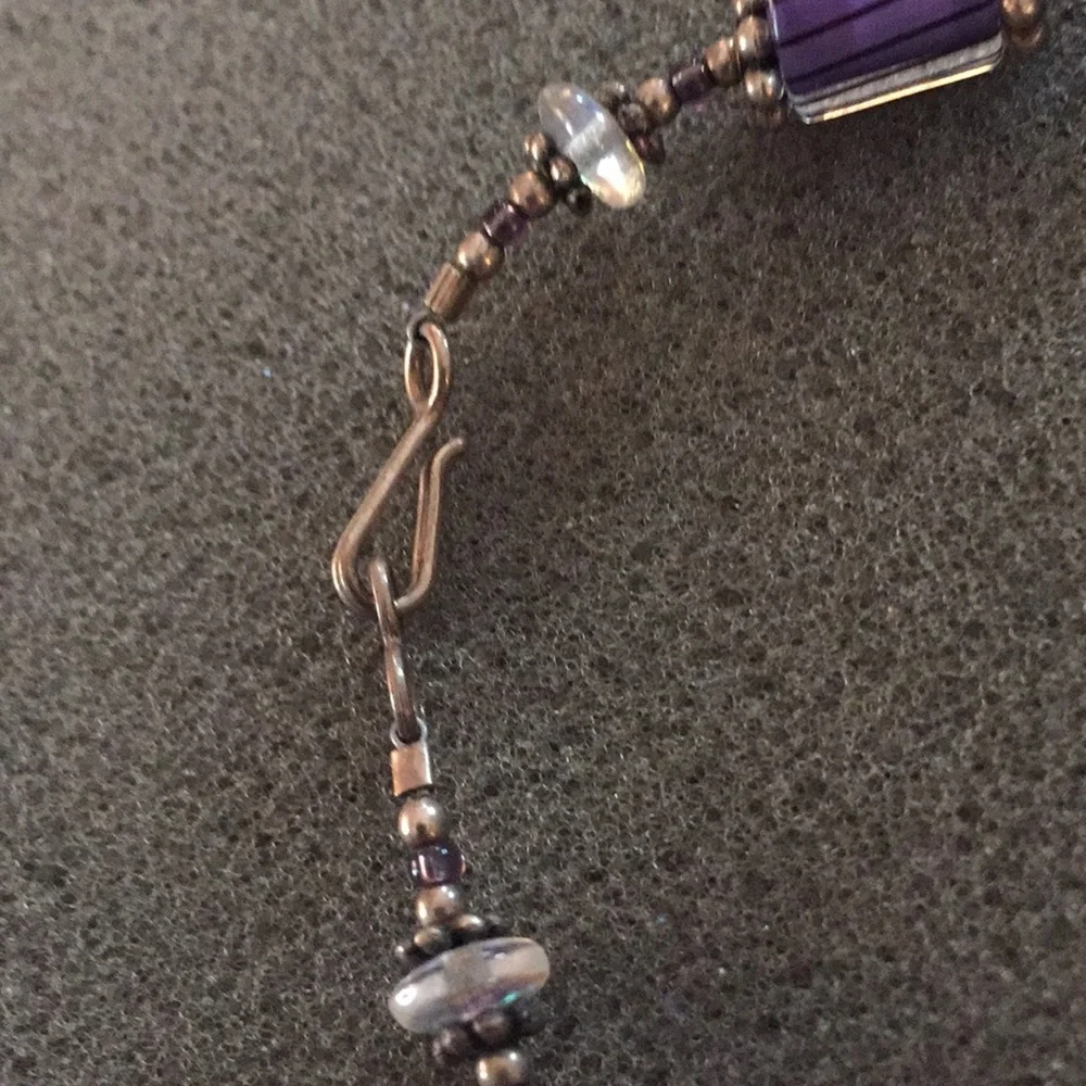 Purple Beaded Bracelet - Picture 5 of 13